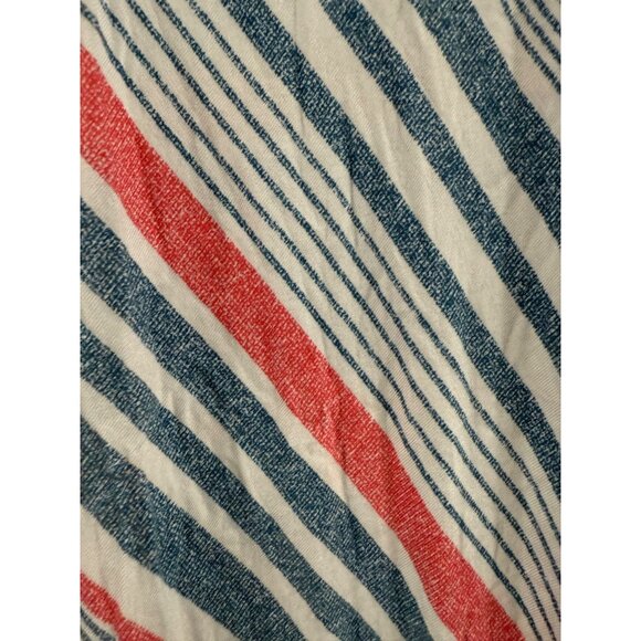 Cato Maxi Skirt Women's Size Medium Blue White Red Striped Stretch Pull On - Picture 5 of 5